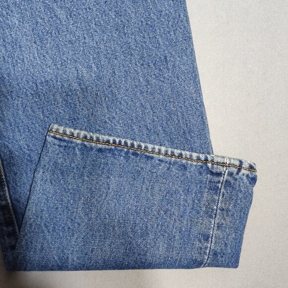 Levi's 501 jeans men's size W38/L30 denim blue colour classic button fly - Picture 11 of 14